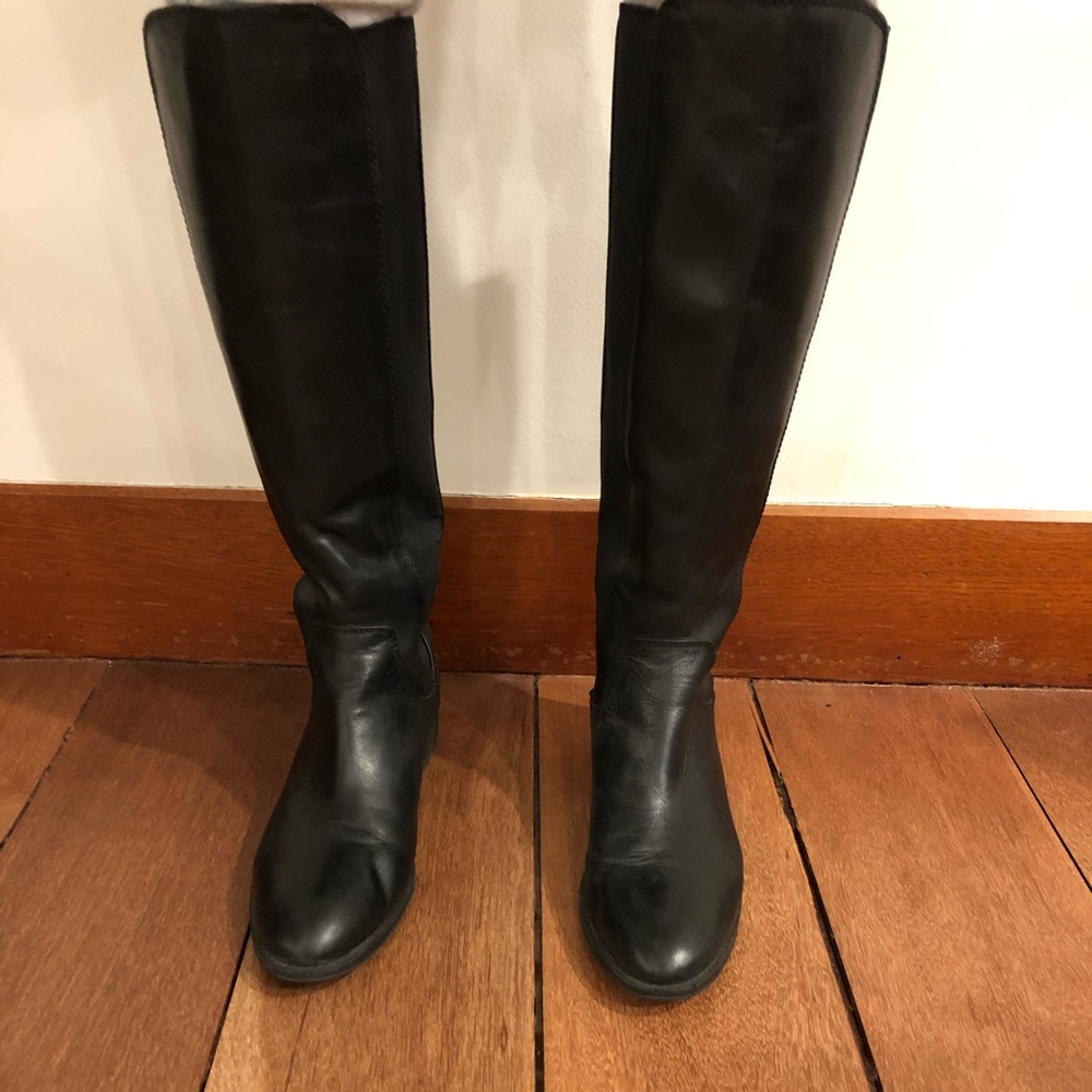 Black high boots